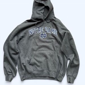 Champion Grey Notre Dame Hoodie